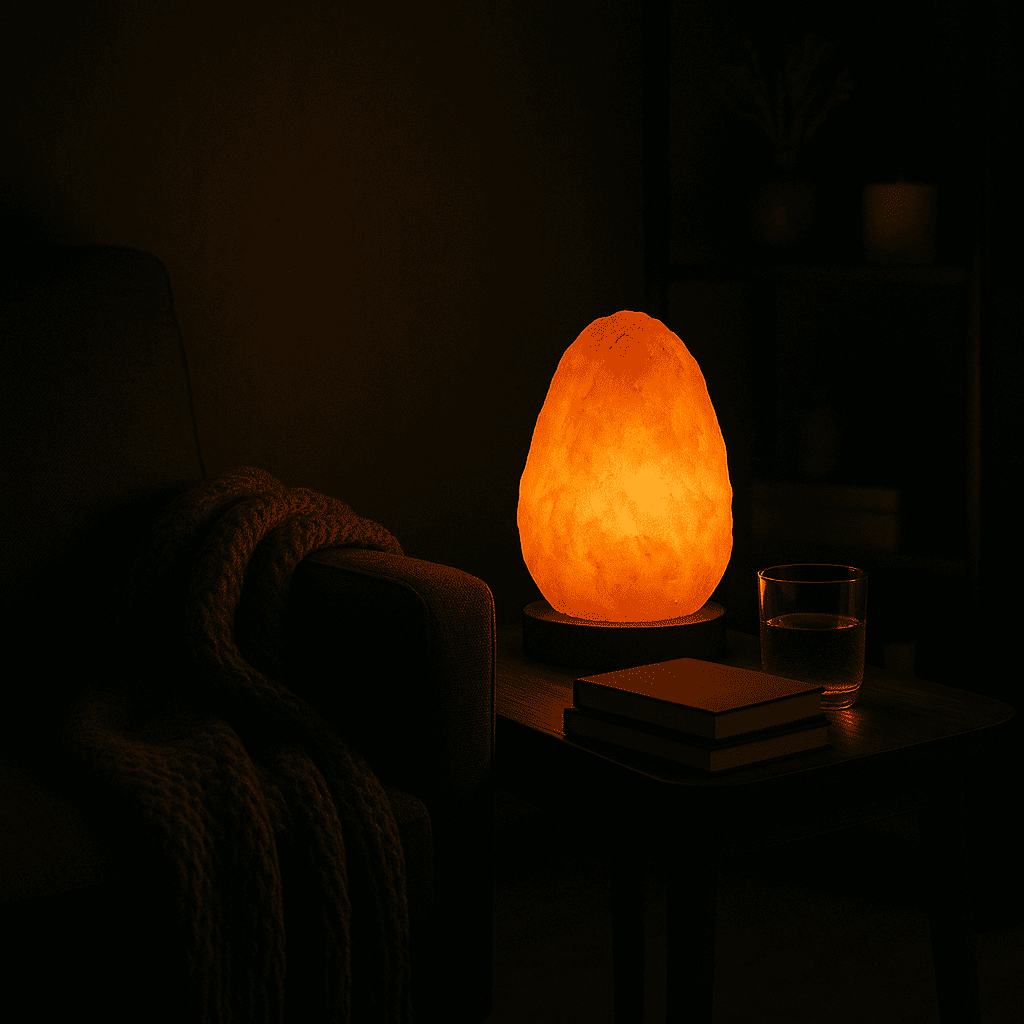 Lampe à sel de l'Himalaya